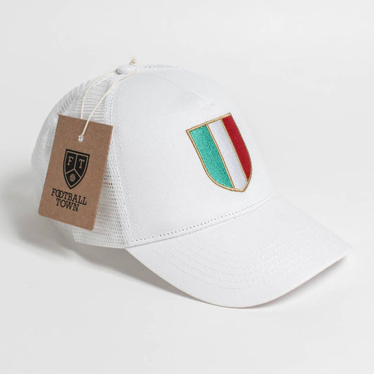 Italy Gli Azzurri White Trucker