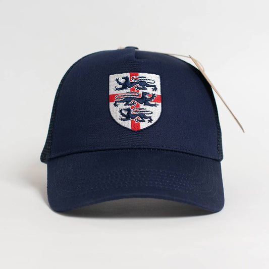 England The Lions' Cross Blue Trucker