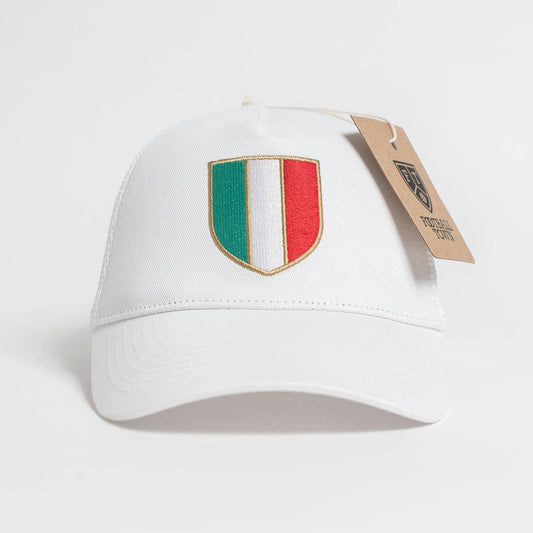 Italy Gli Azzurri White Trucker