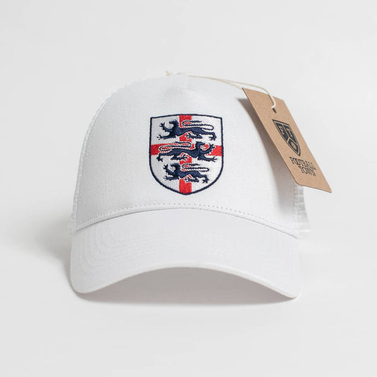 England The Lions' Cross White Trucker