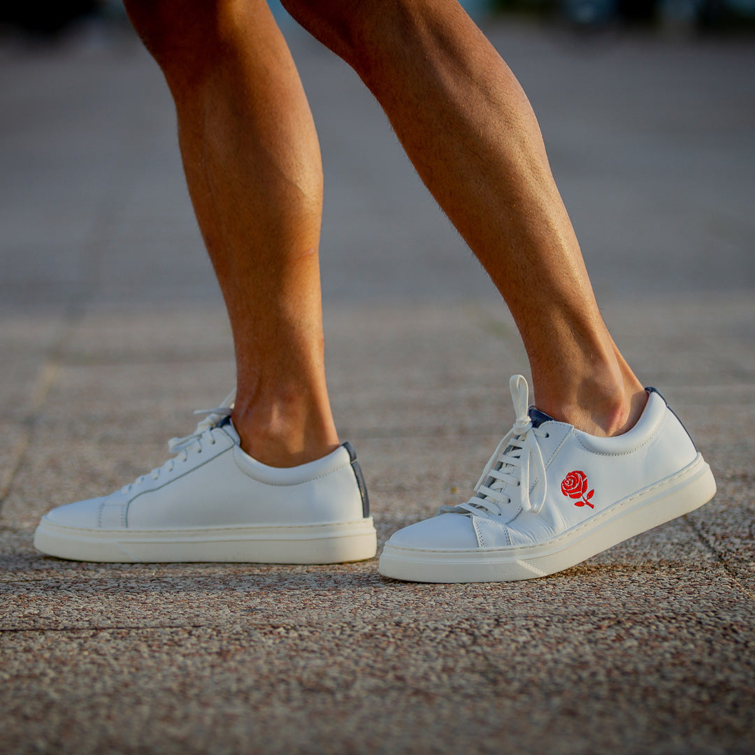 Sneaker The Red Rose (White)